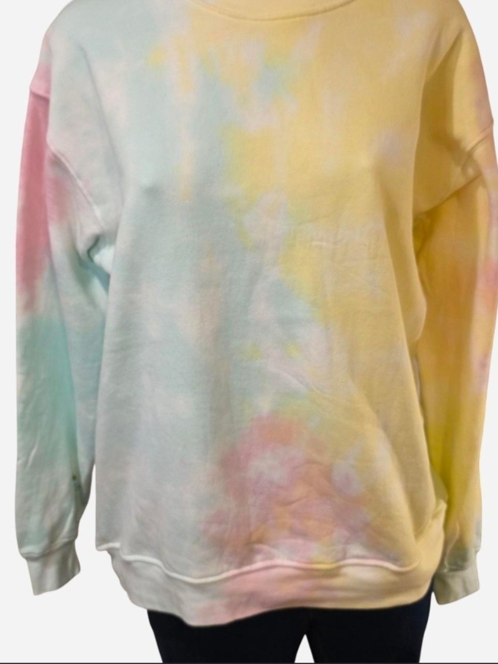 Dreamsicle Super Soft Pastel Tie-Dye Crewneck Sweatshirt - Women's